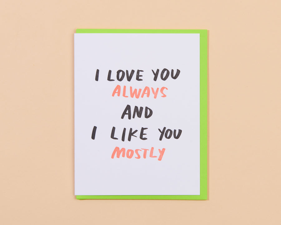 Love You & Like You Card-Greeting Cards-And Here We Are