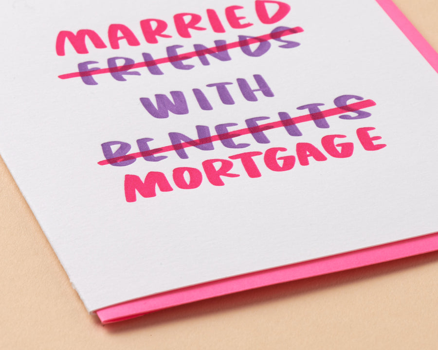 Married + Mortgage Card-Greeting Cards-And Here We Are