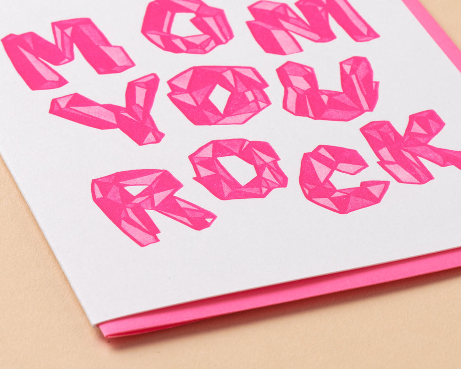 Mom You Rock Card-Greeting Cards-And Here We Are