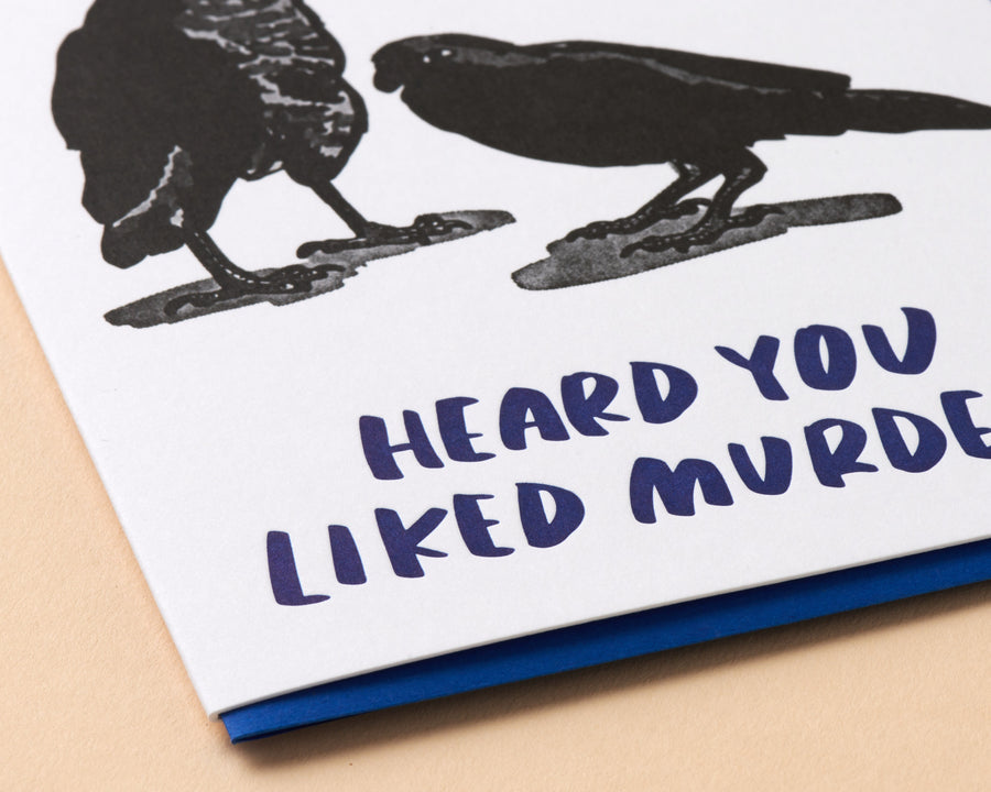 Murder Card-Greeting Cards-And Here We Are