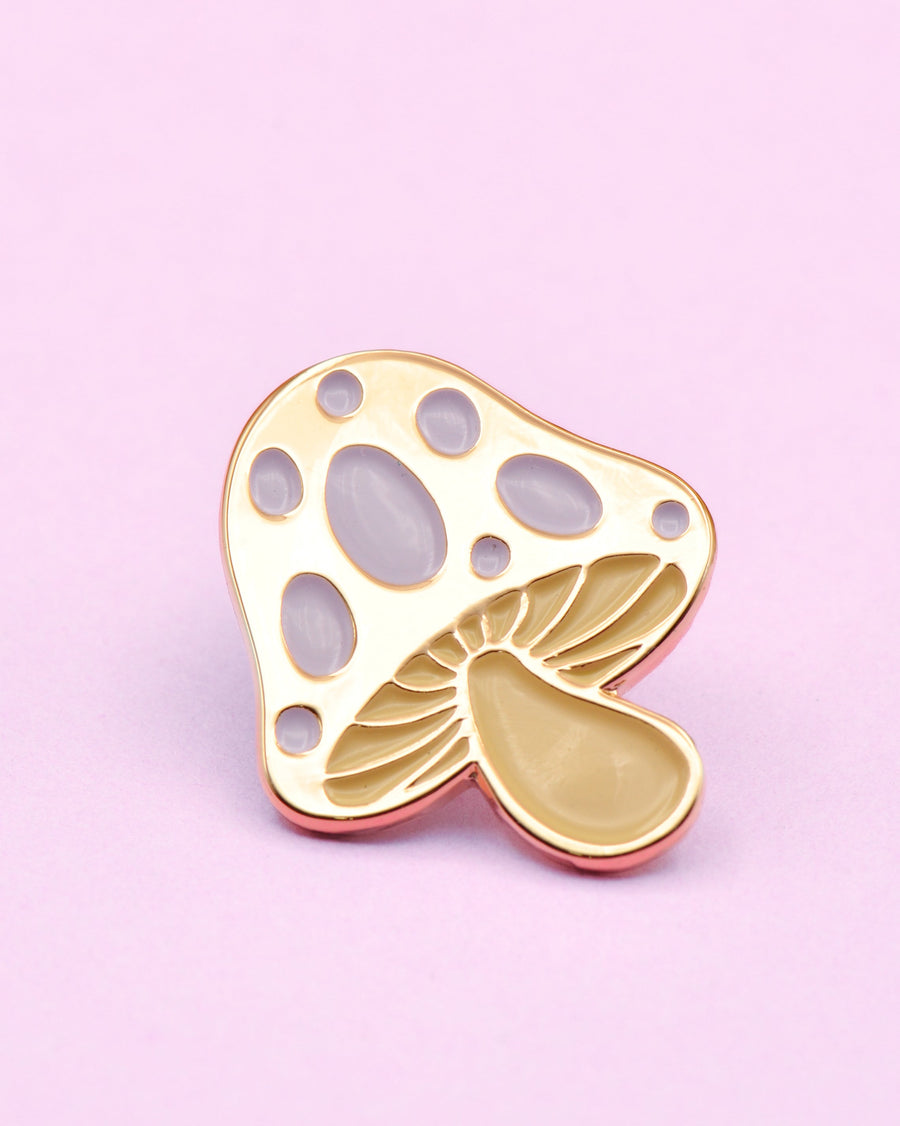 Mushroom Pin-Enamel Pins-And Here We Are