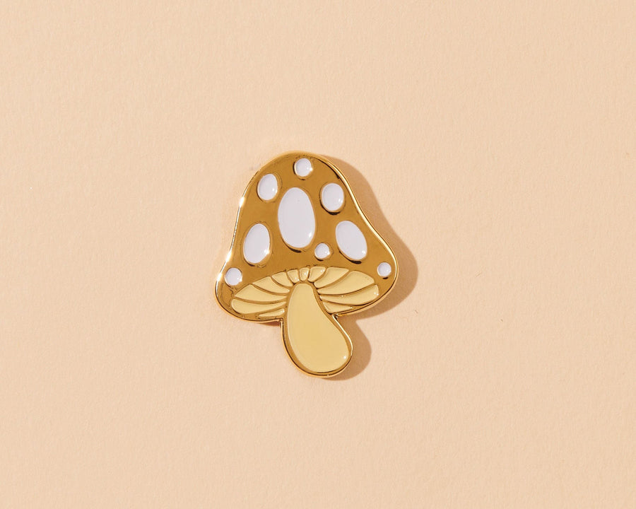 Mushroom Pin-Enamel Pins-And Here We Are