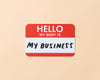 Vinyl Sticker—My Body is My Business (Politics, Rights)-Stickers-And Here We Are