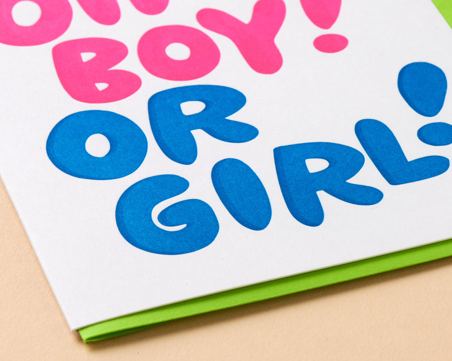 Oh Boy! Or Girl! Card-Greeting Cards-And Here We Are