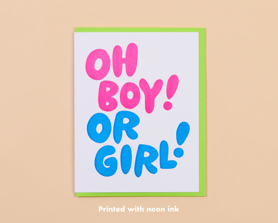 Oh Boy! Or Girl! Card-Greeting Cards-And Here We Are