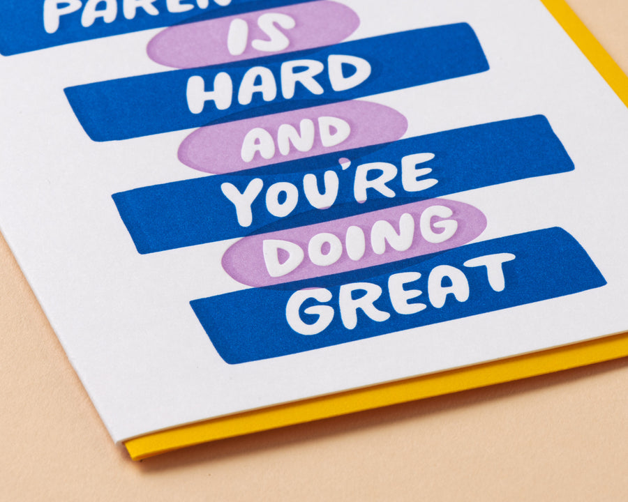 Parenting is Hard Card-Greeting Cards-And Here We Are