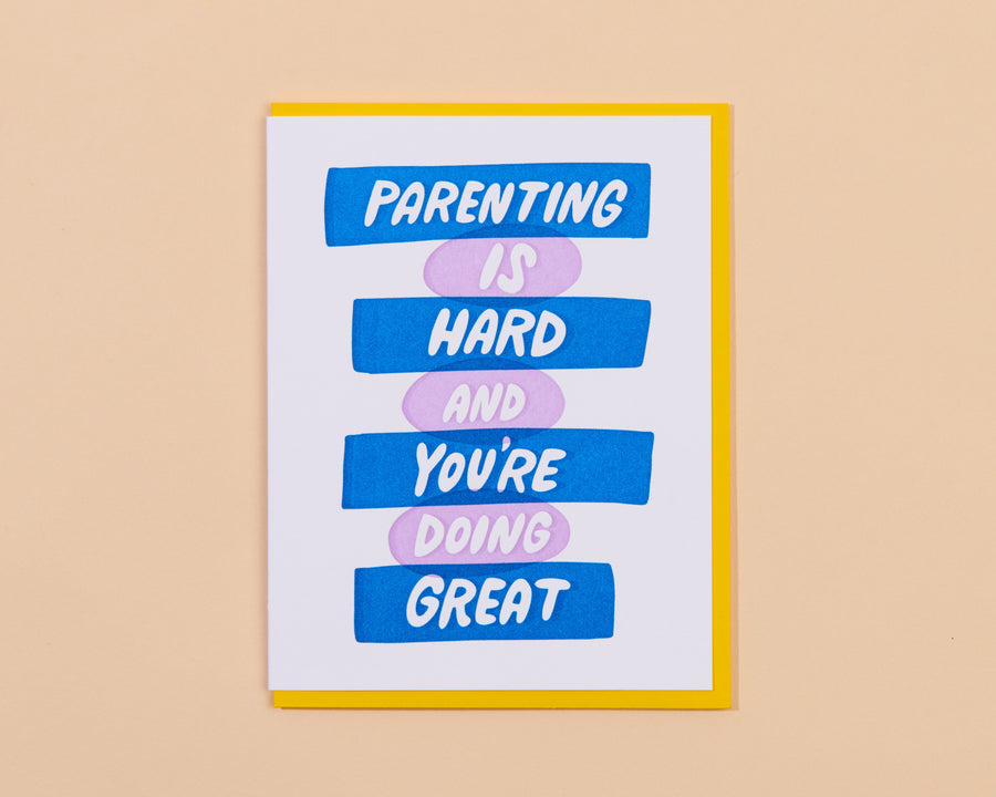 Parenting is Hard Card-Greeting Cards-And Here We Are