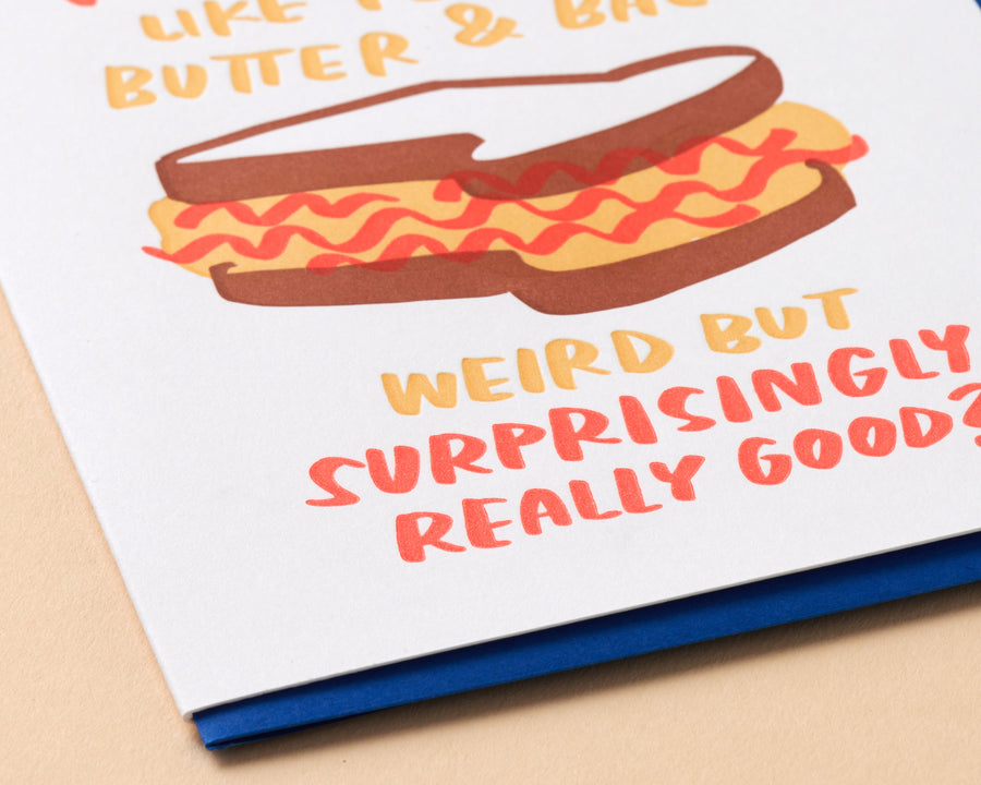 Peanut Butter & Bacon Card-Greeting Cards-And Here We Are