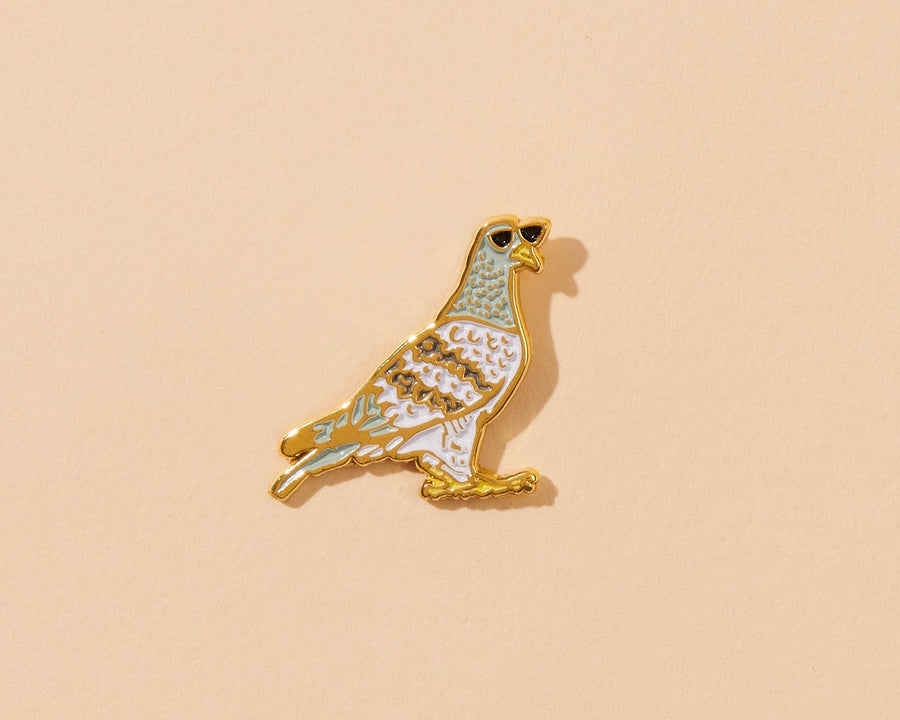 Pigeon Pin-Enamel Pins-And Here We Are