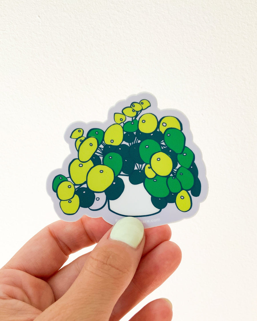 Pilea Sticker-Stickers-And Here We Are