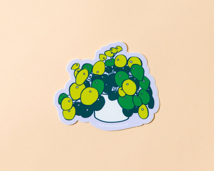 Pilea Sticker-Stickers-And Here We Are