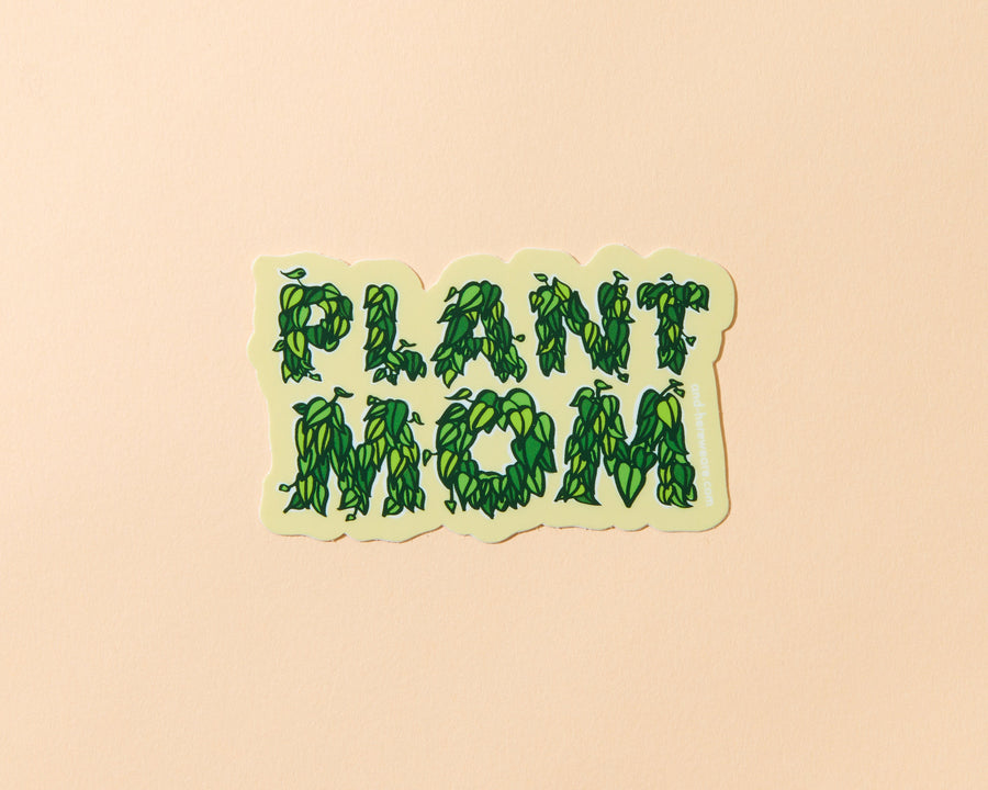 Plant Mom Sticker-Stickers-And Here We Are