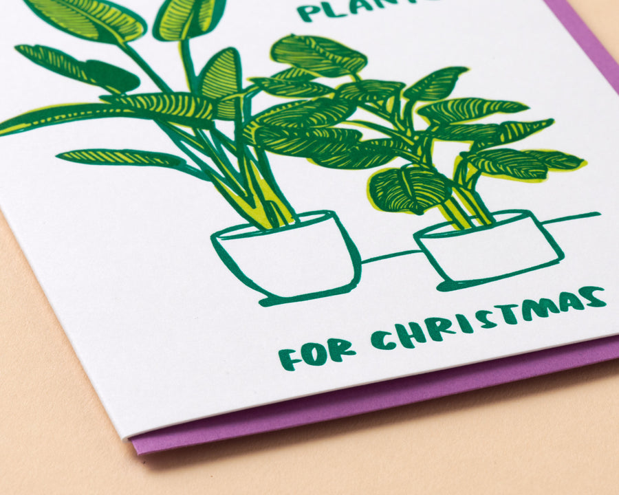 Plants for Christmas Card-Greeting Cards-And Here We Are