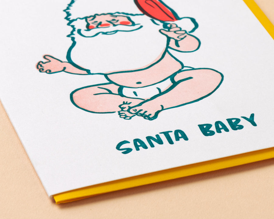 Santa Baby Card-Greeting Cards-And Here We Are