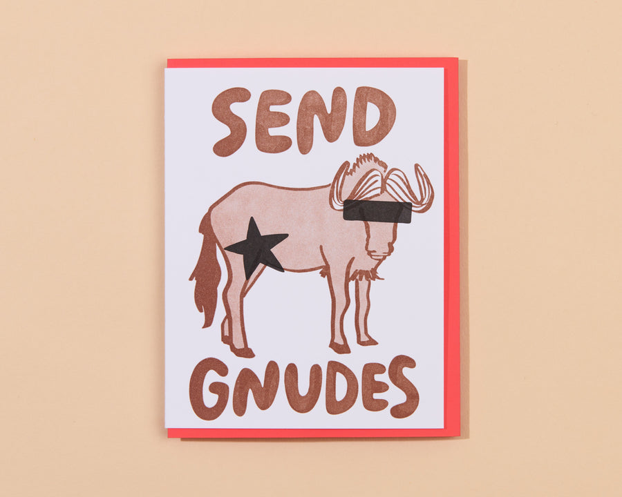 Send Gnudes Card-Greeting Cards-And Here We Are