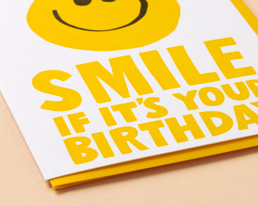 Smile If It's Your Birthday Card-Greeting Cards-And Here We Are