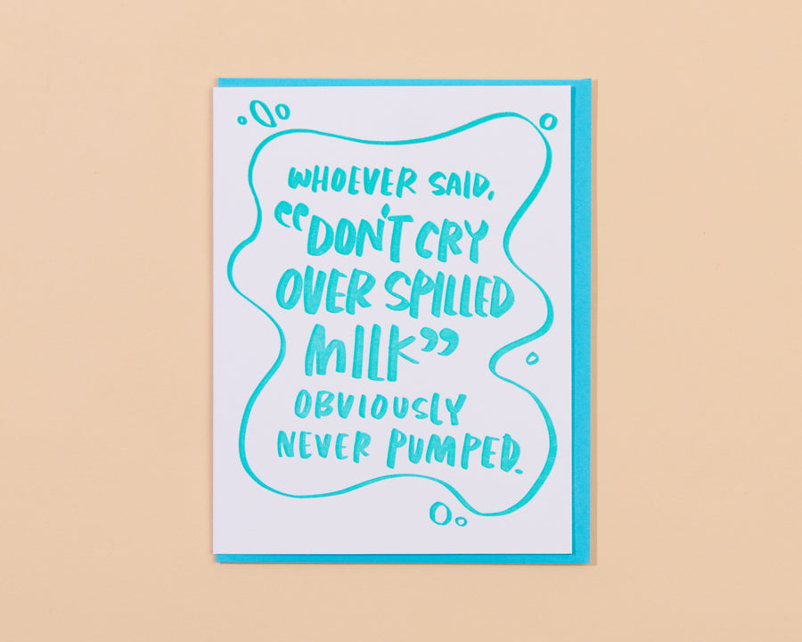 Spilled Milk Card-Greeting Cards-And Here We Are