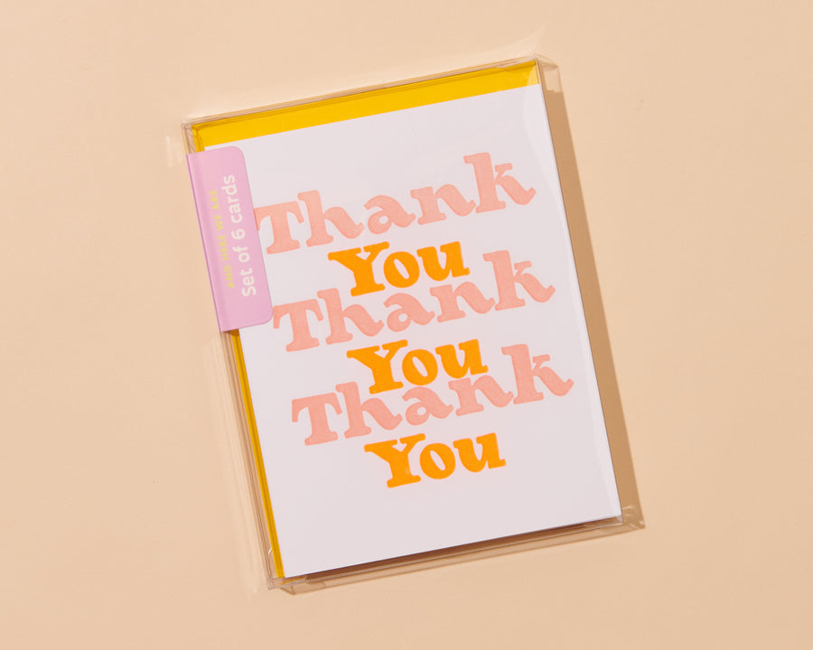 Thank You, Thank You, Thank You Card-Greeting Cards-And Here We Are