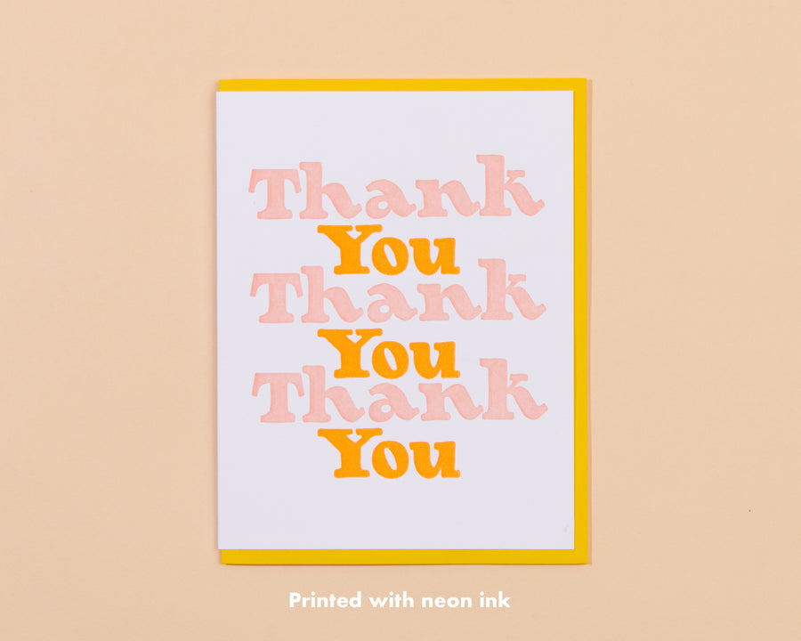 Thank You, Thank You, Thank You Card-Greeting Cards-And Here We Are