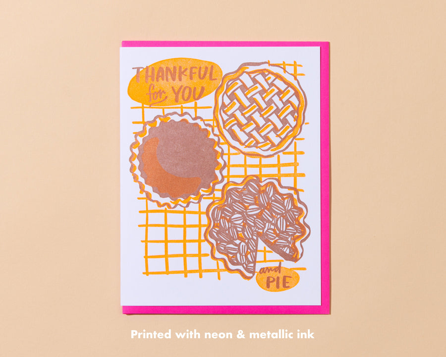 Thankful for Pie Card-Greeting Cards-And Here We Are