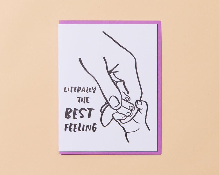 Tiny Hand Card-Greeting Cards-And Here We Are