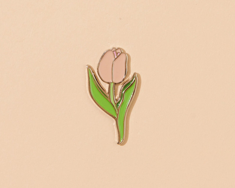 Tulip Stem Pin-Enamel Pins-And Here We Are