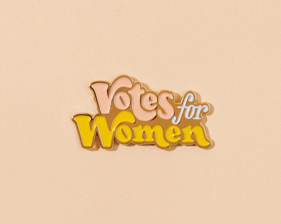 Votes for Women Pin-Enamel Pins-And Here We Are