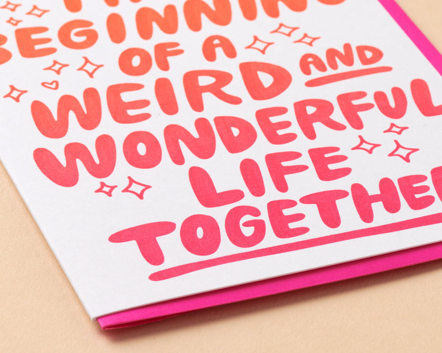 Weird & Wonderful Card-Greeting Cards-And Here We Are