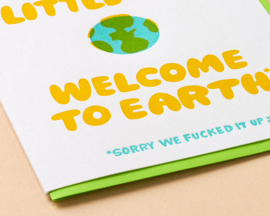 Welcome to Earth Card-Greeting Cards-And Here We Are