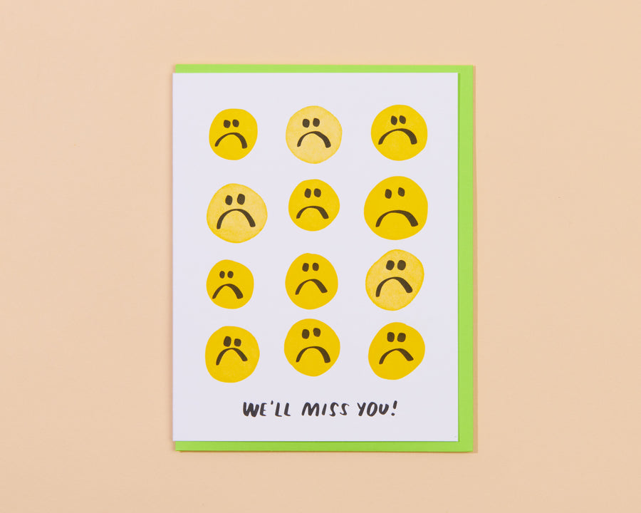 We'll Miss You Card-Greeting Cards-And Here We Are