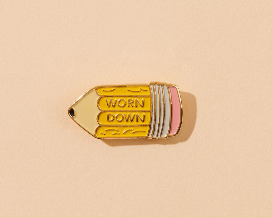 Worn Down Pin-Enamel Pins-And Here We Are