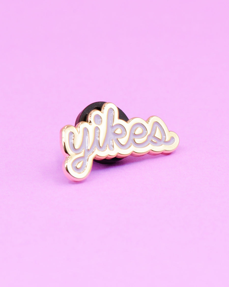 Yikes Pin-Enamel Pins-And Here We Are